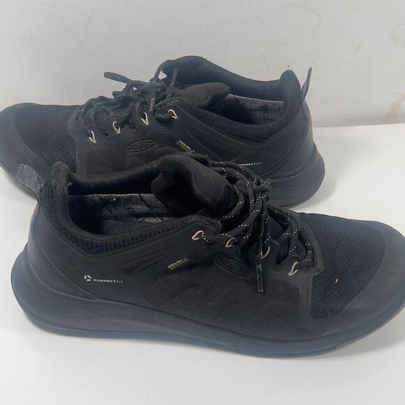 KEEN All-Terrain Explore Waterproof Hiking Shoe Sneaker Konnectfit Mens 10.5 BLK - Picture 15 of 16